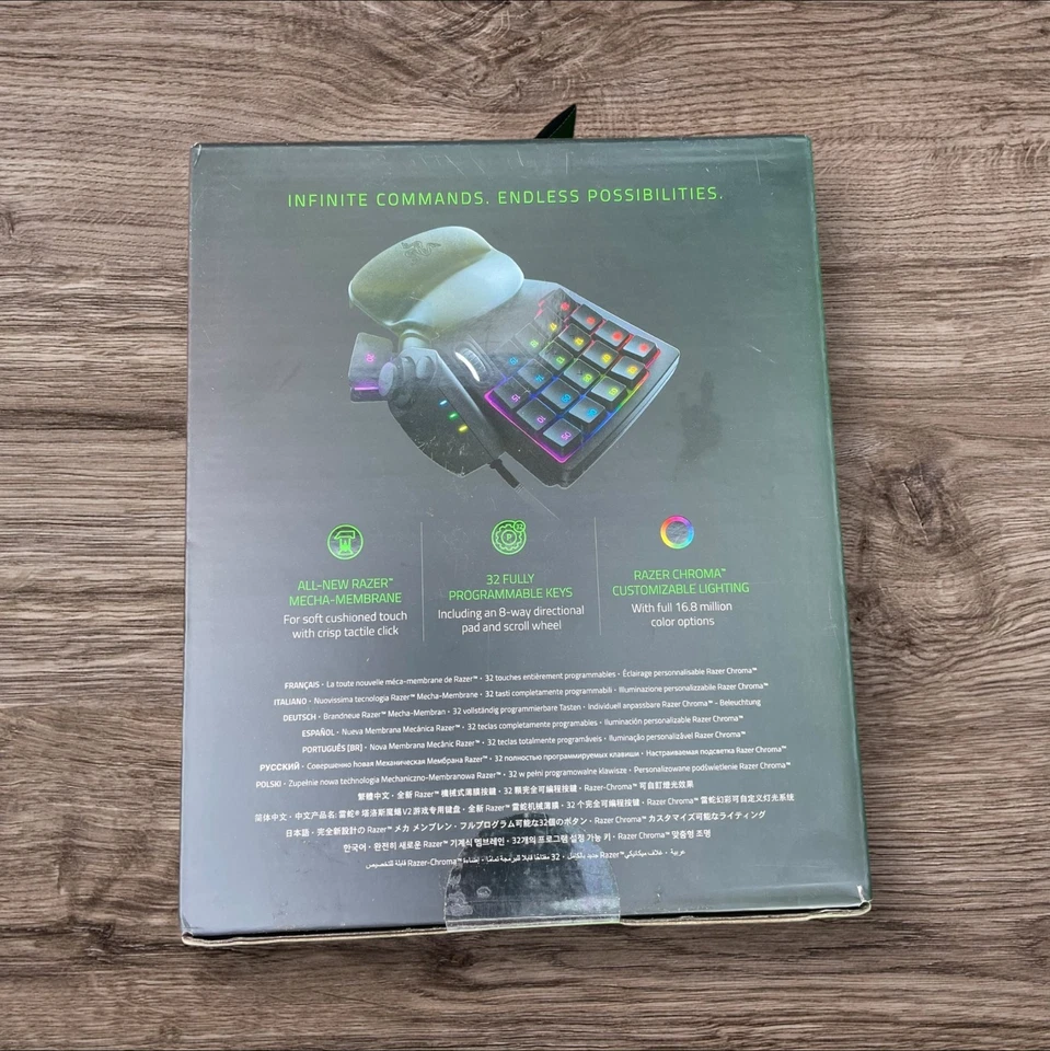 Razer Tartarus-V2 32 Programmable Keys Mechanical-Membrane Gaming Keypad - Image 3 of 4