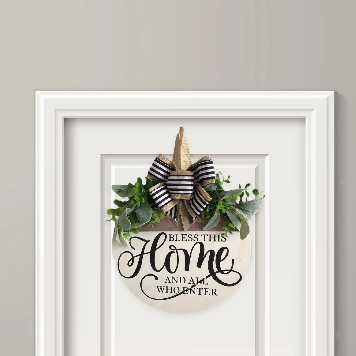 Plaque de porte drôle personnalisé - Soupe du jour : bière - Cadeau Plus