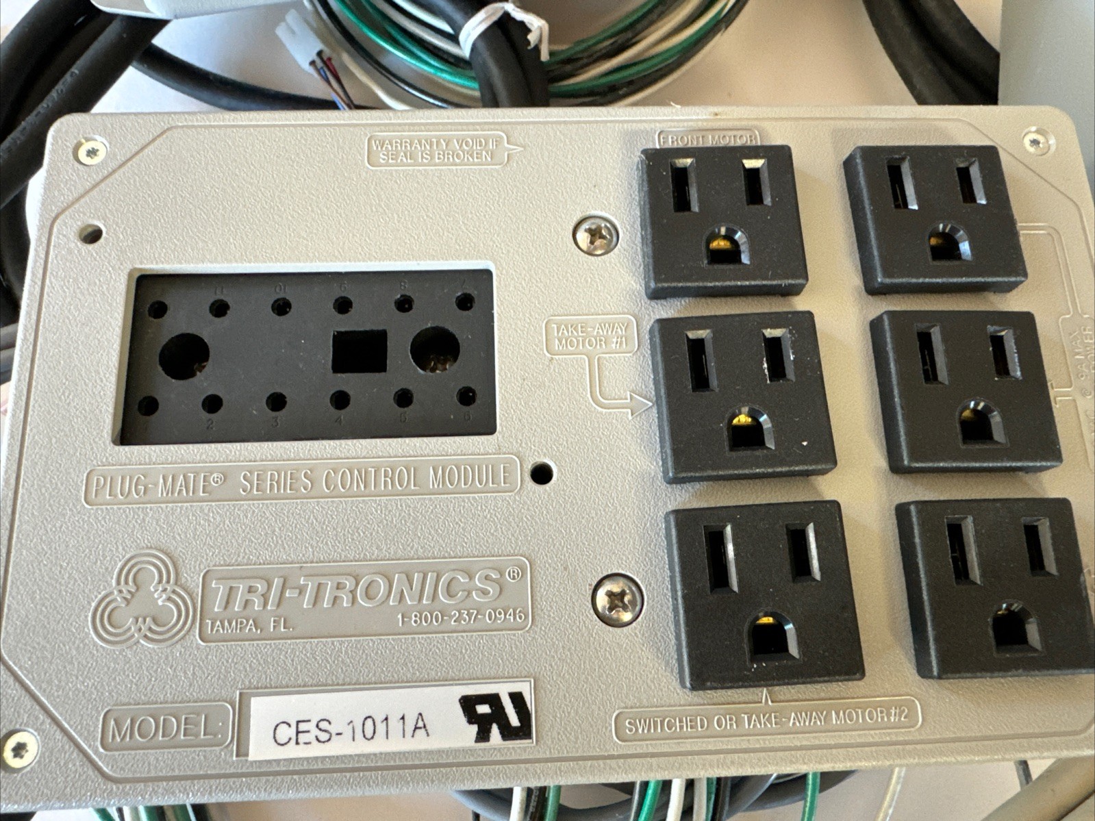 3- TRI-TRONICS Photoelectric Control Comp. MDL. CES-1011A, SCAP-1, CIP-3A,+ Eyes