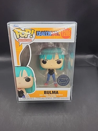 Funko Pop! Dragon Ball Bulma Bunny #1286 Special Edition with POP Protector