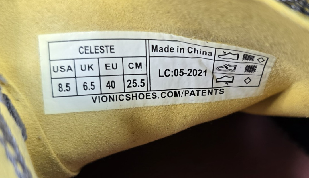 Vionic Celeste Gray/Pink Light Running Shoes Snea… - image 9