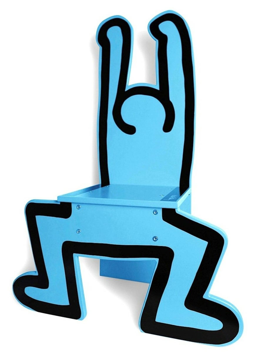 キースヘリング　椅子 キース・ヘリング & ジャン=ミッシェル・バスキア アーティスト