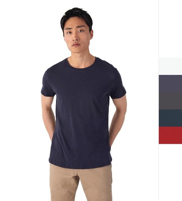3 Stück Set Herren Slub T-Shirt B&C organisch bedruckbar Fair Wear ÖkoTex TM046 