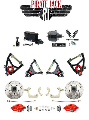 1955-57 Chevy Belair Disc Brake Conversion Kit w/ Tubular Control