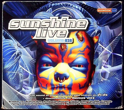 SUNSHINE LIVE VOLUME 028 2CD TRANCE DANCE COMPILATION 2008