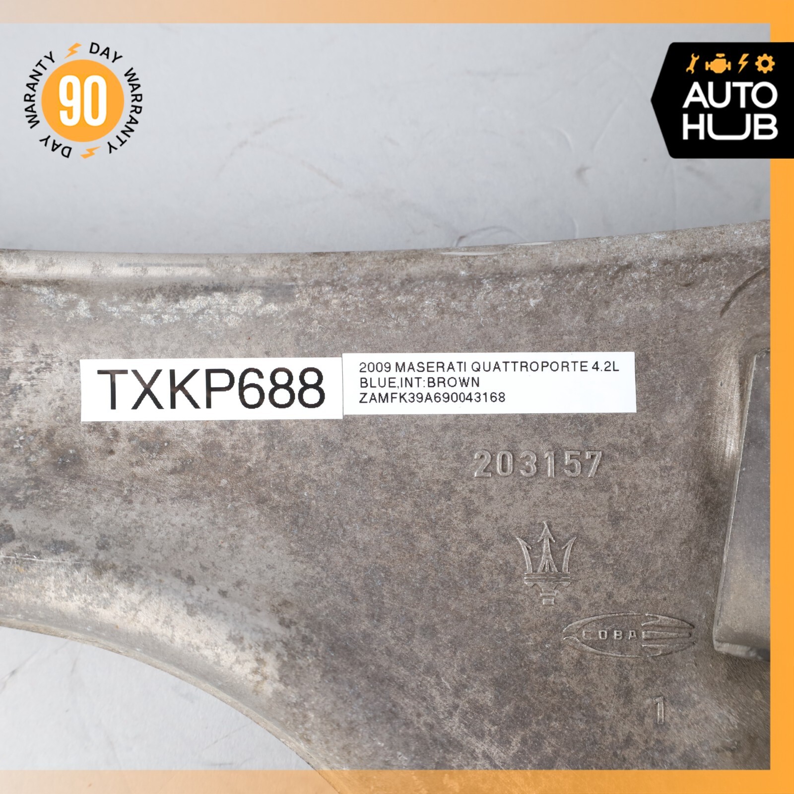 03-10 Maserati Quattroporte M139 Lower Control Arm Rear Right Side OEM 72k