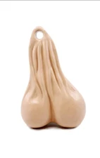 4" BULL NUT'S (FLESH) - BIG RIG DANGLER BALLS TRUCK NUTZ