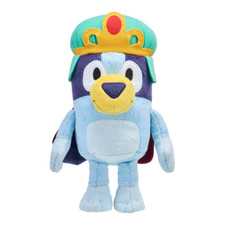 Princess Bluey Blue Dog 7" Plush Doll Stuffed Toy Friends W/ CAPE NEW WITH TAGS