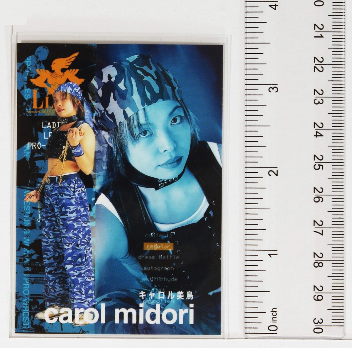 CAROL MIDORI - 2000 Future Bee Women's Pro-Wrestling Trading Card