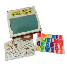 Fisher Price Vtg Original 1972 School Days Portable Play Desk 176