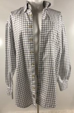 Peter Miller Men's Button Check Plaid Shirt L