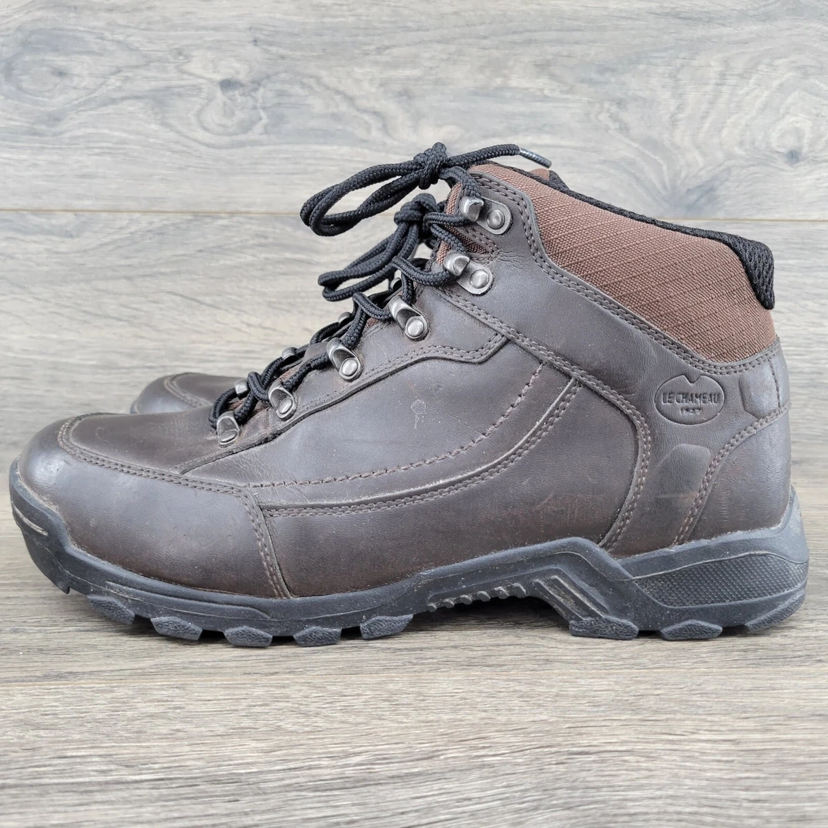 Le Chameau Leather Insulated Men s Hiking Boots Size 8.5 Brown BCG 1256