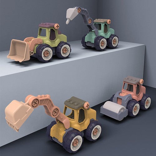 Creative Minuature DIY Truck Toy Assembly Engineering Car Set Kids EducationalAT - Picture 2 of 13