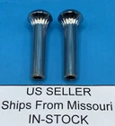 (Pack of 2) New Chrome Ribbed Door Lock Knob Pulls for 1968 - 1972 GM PAIR