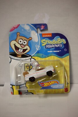 2020  Hot Wheels SpongeBob Squarepants Sandy Cheeks Plankton and Mr Krabs