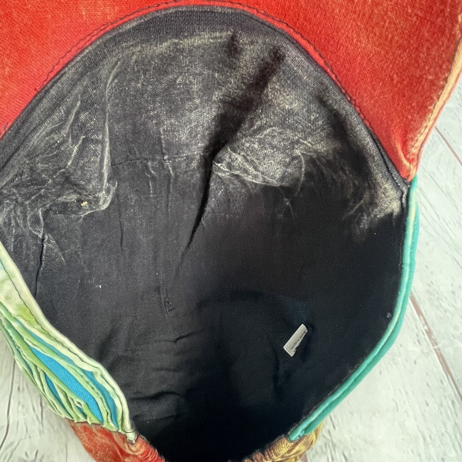 Boho Butterfly Hat Patchwork Cap Made In Nepal Cu… - image 7