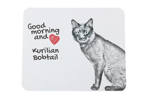 Koerilse bobtail muismat met kat Art-Dog