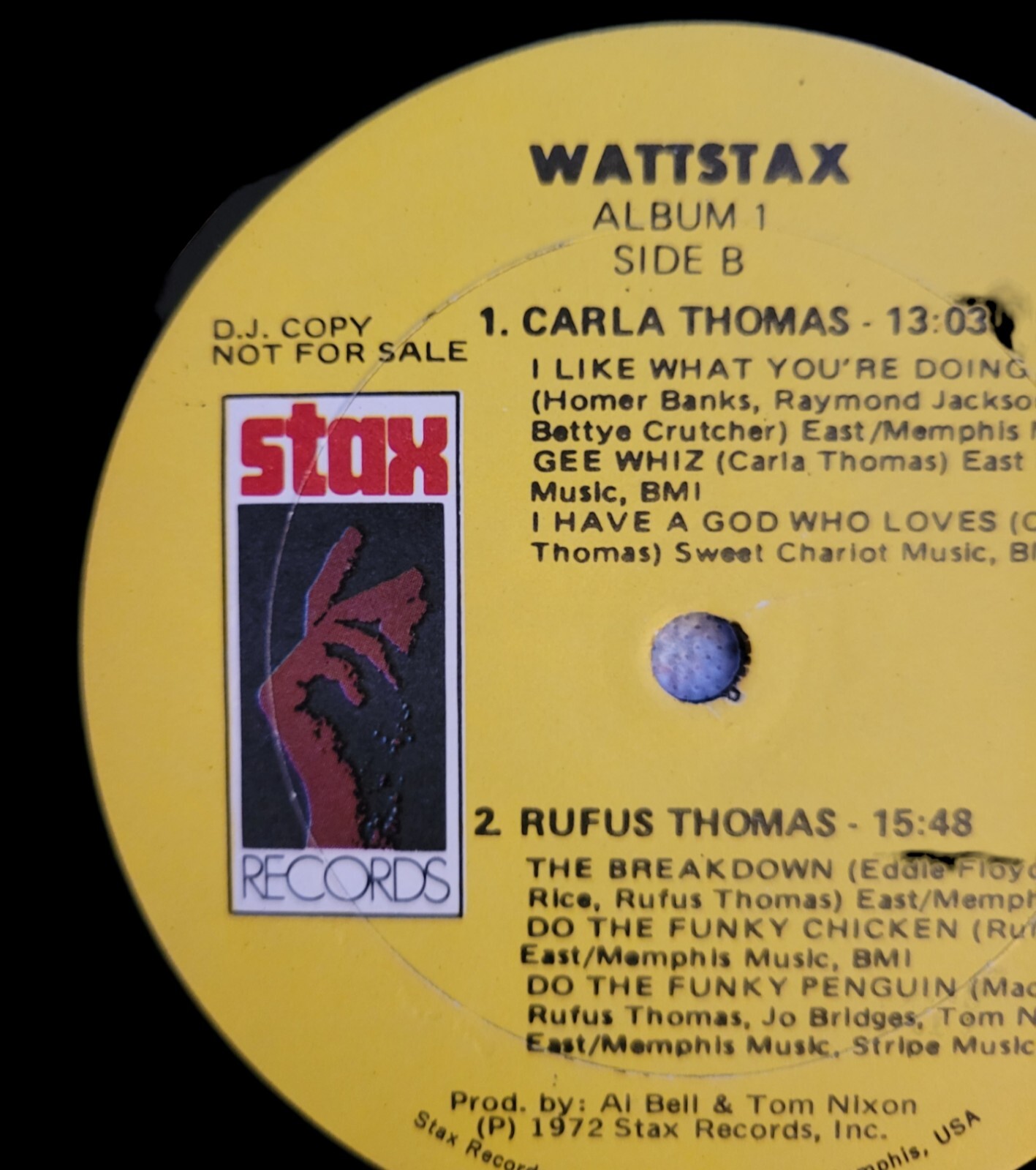 WATTSTAX The Living Word Vintage Vinyl Record.. PROMO COPY STS2