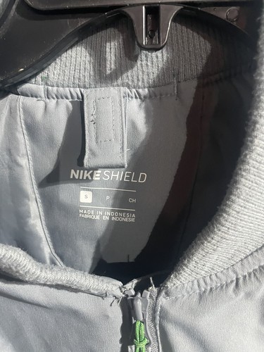 NIKE Shield Oregon Ducks Bomber Jacket Cool Grey Mens Sz Small - Picture 4 of 7