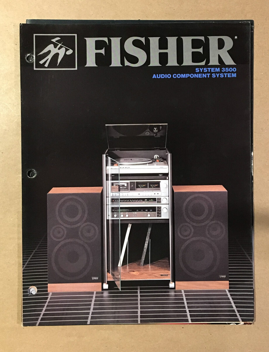 Fisher 1981 System 3500 Brochure CA-250 FM-350   *Orig*