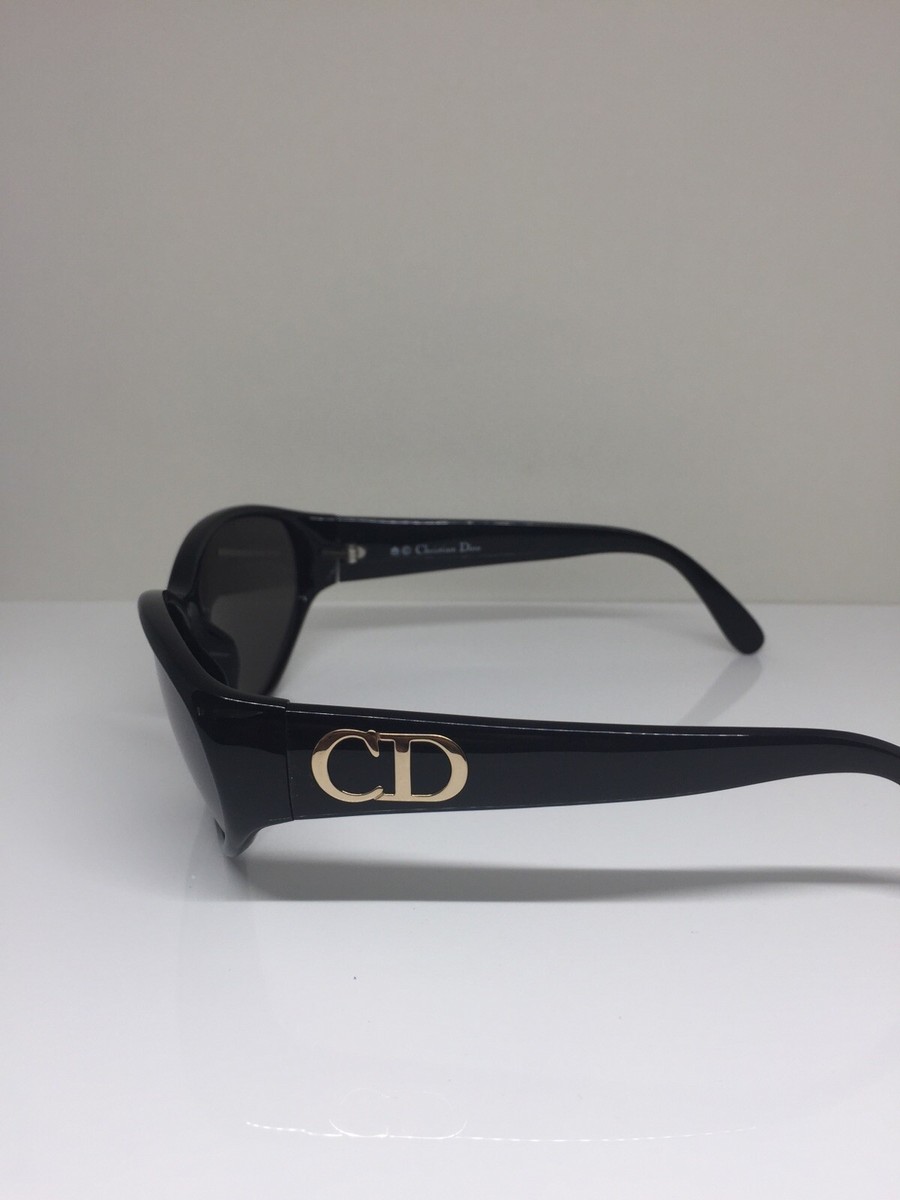 New Vintage Christian Dior CD 2931 Sunglasses C. 90 Black & Gold