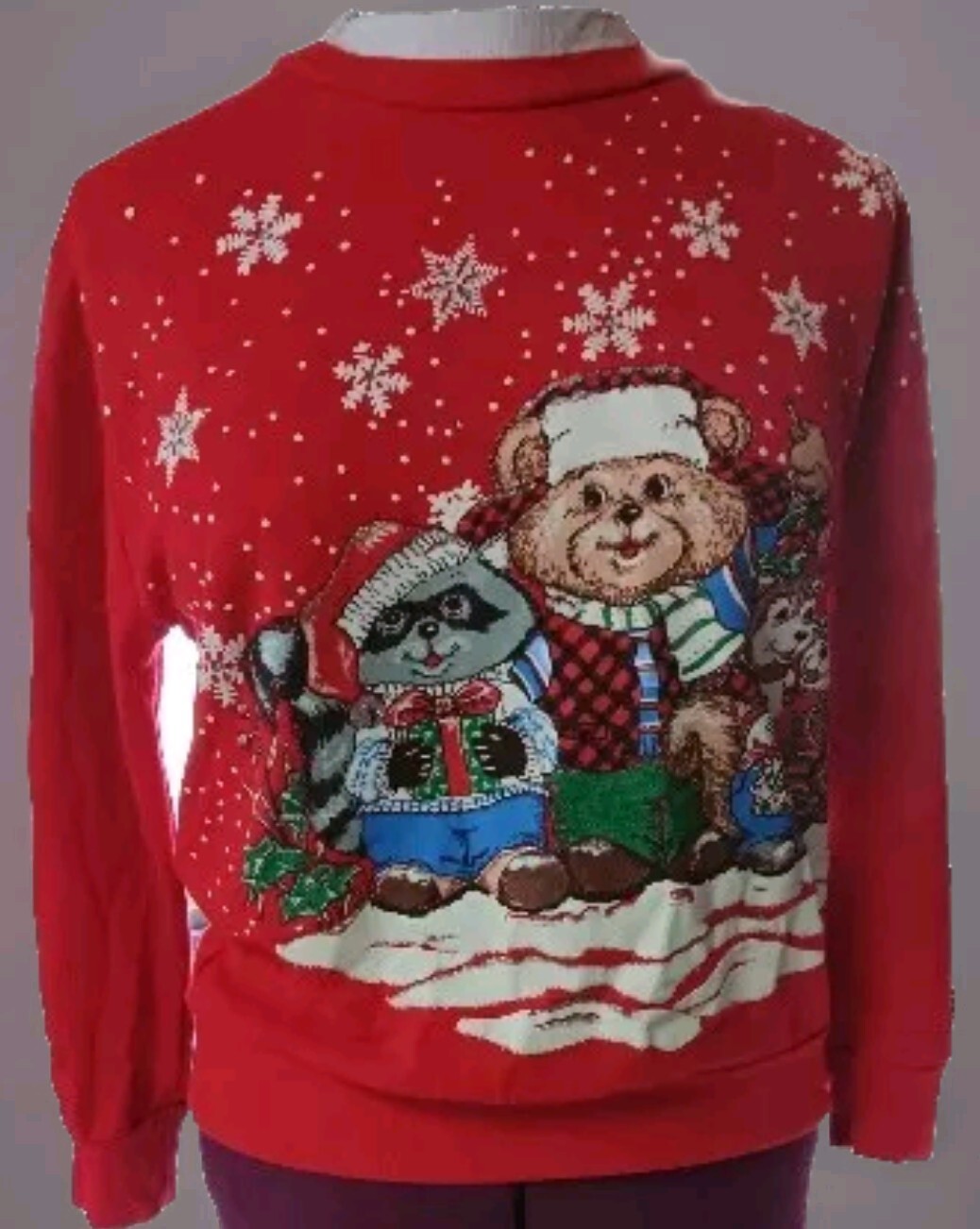 Nutcracker Christmas Pullover Sweater Woodland Cr… - image 1