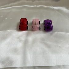 Pull Back Vehicles Mini Cars Toys Lots Of 3 Purple,clear,red