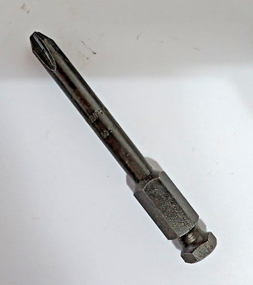 #3 PHILLIPS [OAL: 3-1/2] [B&D 54596] 7/16 HEX DRIVE IMPACT BIT (QTY: 1) USA NOS