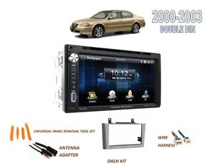 For 2000-2003 NISSAN MAXIMA CAR STEREO DOUBLE DIN KIT, BLUETOOTH