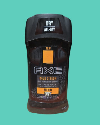 6PK Axe Stick Gold Citron Cool Citrus & White Wood Deodorant All Day Dry 2.7oz