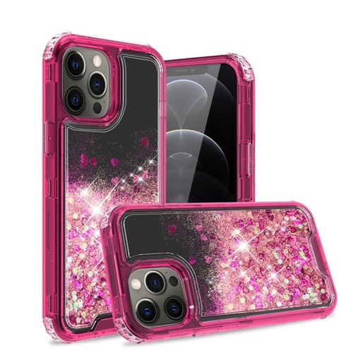 Glitter Case Moving Quicksand In BlackAPPLE IPHONE 12 PRO MAX In Hot