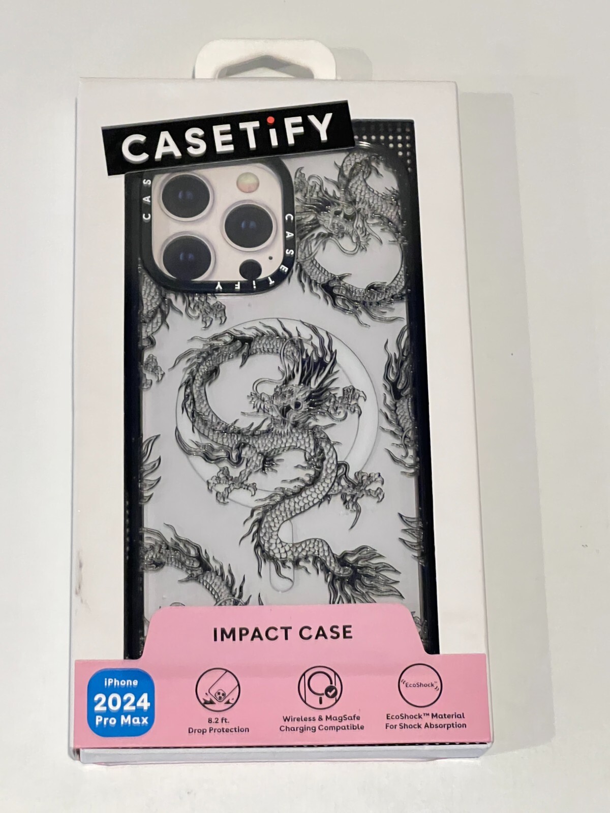 CASETiFY MagSafe Impact Case for iPhone 16 Pro Max 6.9 Year of the Dragon Edition-image