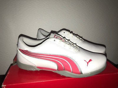 NIB Puma Super Cell Fusion Ice Jr White/Rouge Red/Puma Silver Size  186066 03