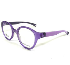 Safilo Kids Eyeglasses Frames SA 0006 GVX Purple Round Full Rim 42-19-125