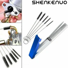 Carburetor Carb Cleaning Jet Cleaner Kit Tool Set For Motorcycle ATV Lawn Mower