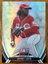 JOHNNY CUETO, 2013 BOWMAN PLATINUM MOMENT #68, REDS