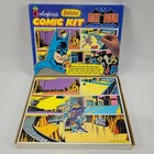Batman Colorforms Deluxe Comic Kit Vintage 1989 DC Playboard Comics Book Set