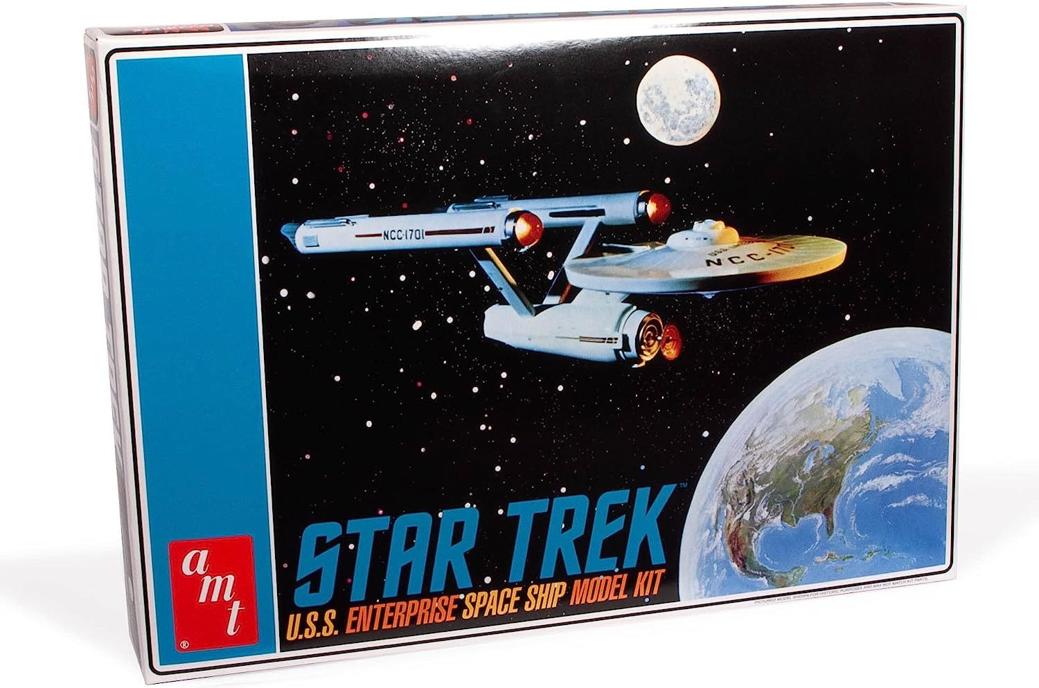 AMT 1296 Star Trek Classic U.S.S. Enterprise 1:650 Model Kit 650, unpainted 