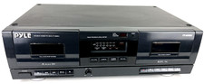 Pyle PT-659DU Dual Stereo Cassette Deck W/Tape USB to MP3 Converter Parts Only