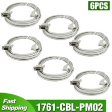 6PC 1761-CBL-PM02 PLC Cable Replacement for Allen Bradley MicroLogix 1000 1500