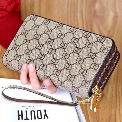 Fashion Women Wallet Large Capacity Clutch Purse Card Phone Holder Zip Handbag - Bild 13 von 16
