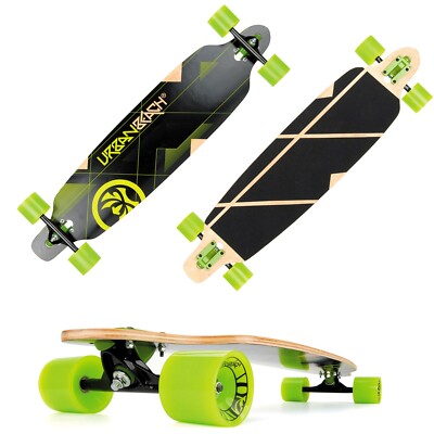 Longboard Urban Beach NEXUS Green Purple Orange  Skateboard Neu Osprey