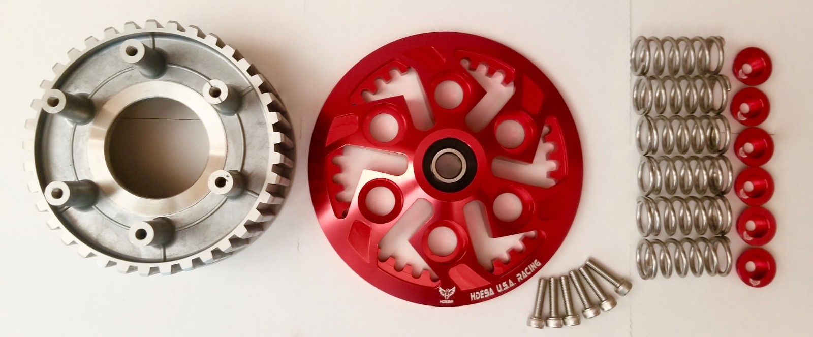 DUCATI PRESSURE PLATE INNER HUB KIT 6 SPEED ENGINE RED ANODIZED eBay