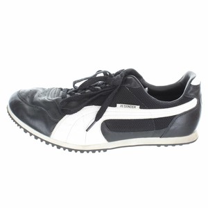 puma black leather trainers