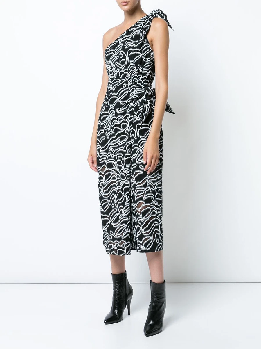 Dvf one on sale shoulder dress