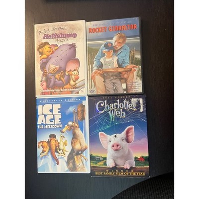 Pooh's Heffalump Movie Ice Age Meltdown Charlotte's Web Rocket Gibraltar DVD