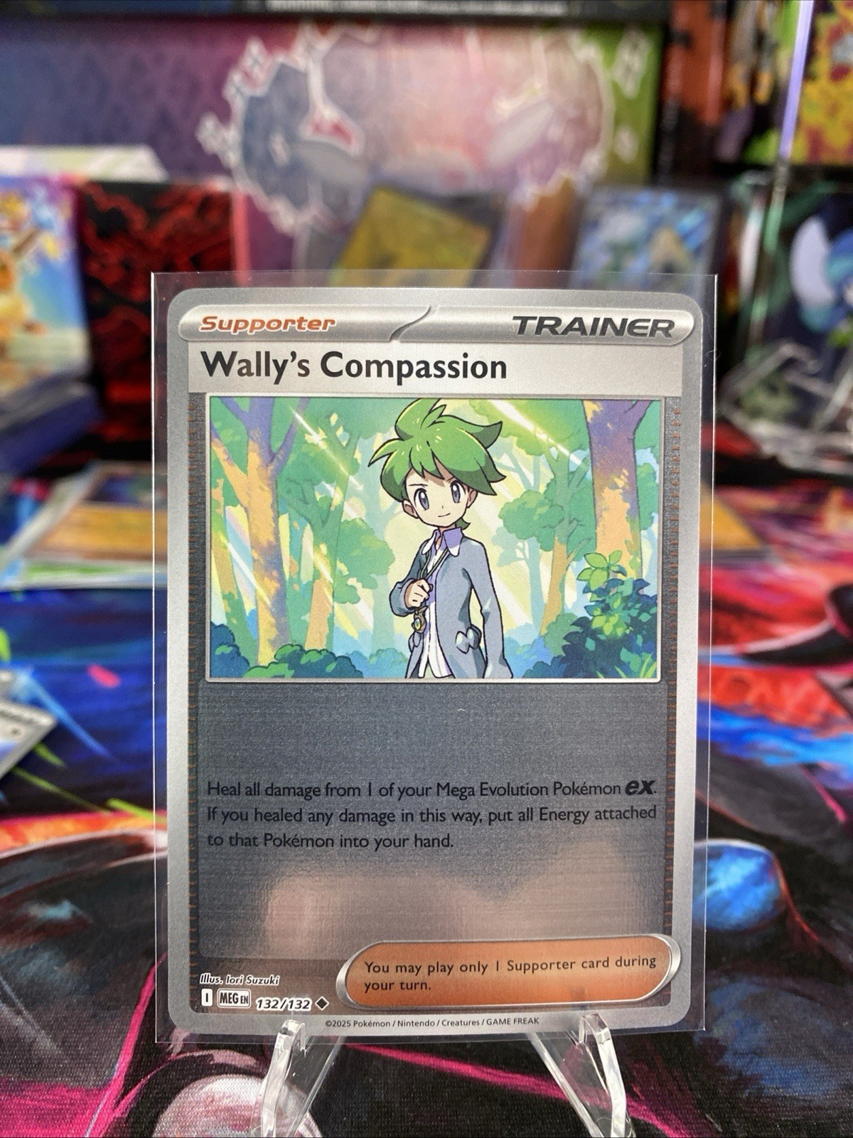 Wallys Compassion Reverse Holo 132/132 Mega Evolution