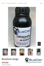 Bluecast Original for Asiga Casting Resin. 500g. RRP �110 for Asiga Pico 2 