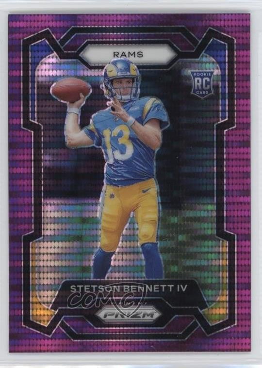 2023 Panini Prizm Rookies Purple Pulsar Prizm Stetson Bennett IV #358 1p13
