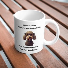 Labradoodle dog mug Office Work Gift Funny Present cup 